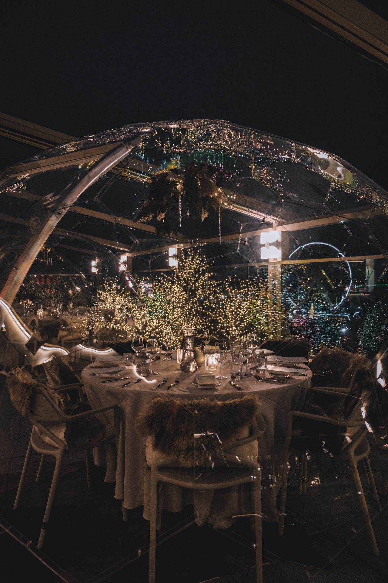 Terrasse hivernale du William Gray