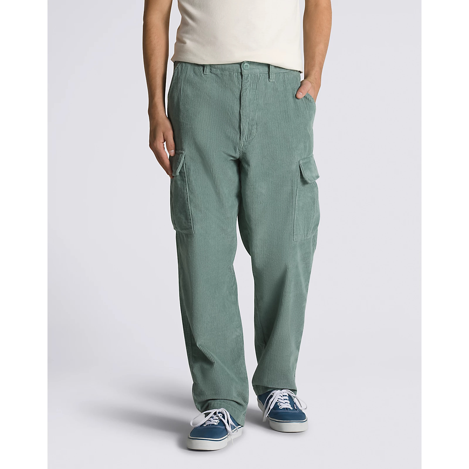 Corduroy Loose Tapered Cargo Pant