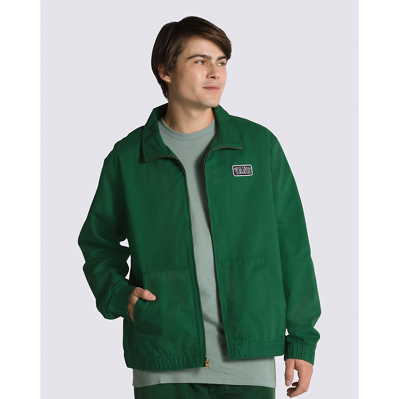 Coyle Cropped Twill Bomber Jacket