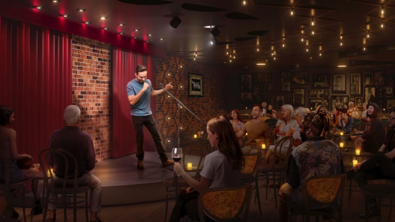 Salle de spectacle d'humour