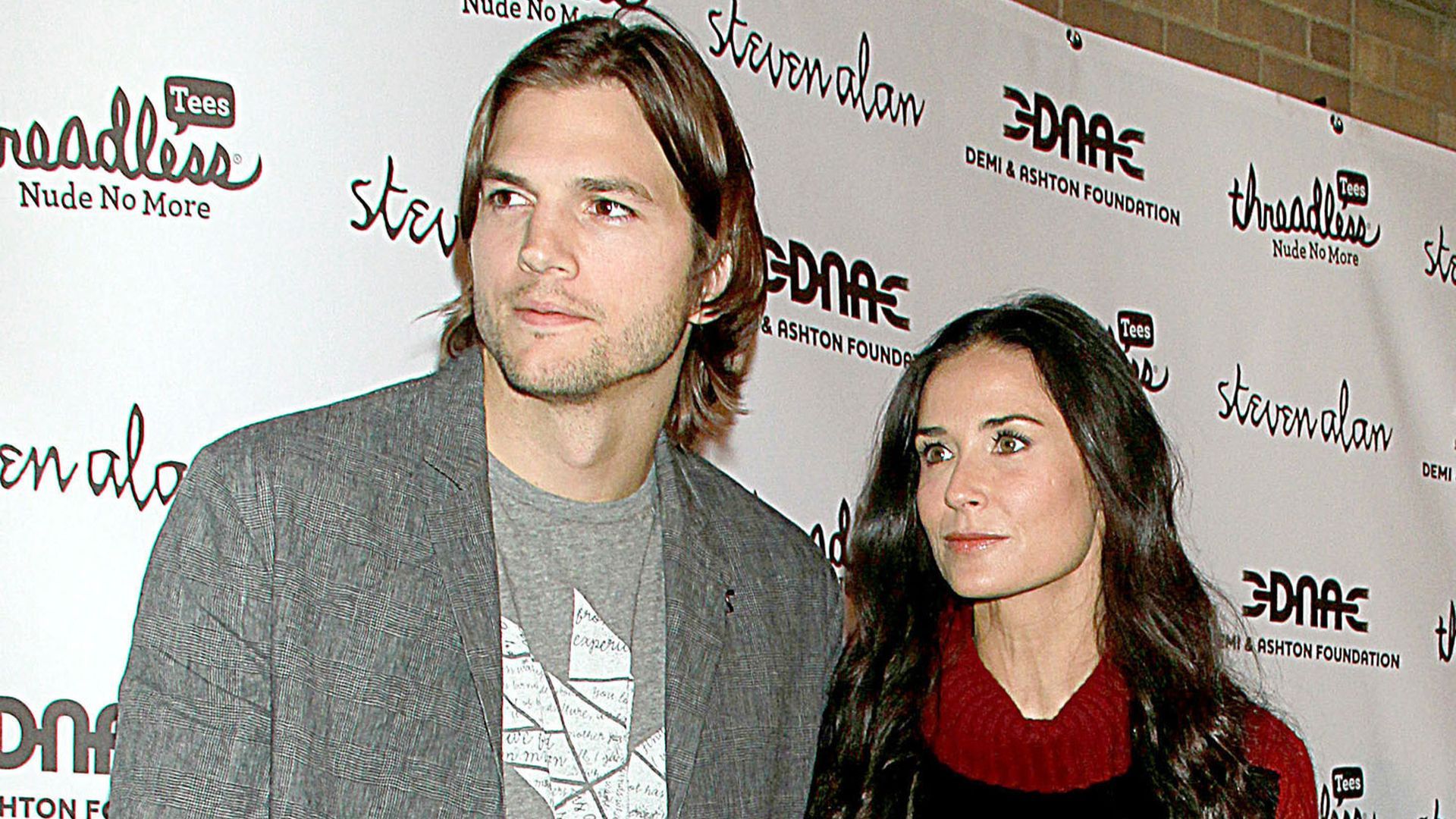 Ashton Kutcher et Demi Moore