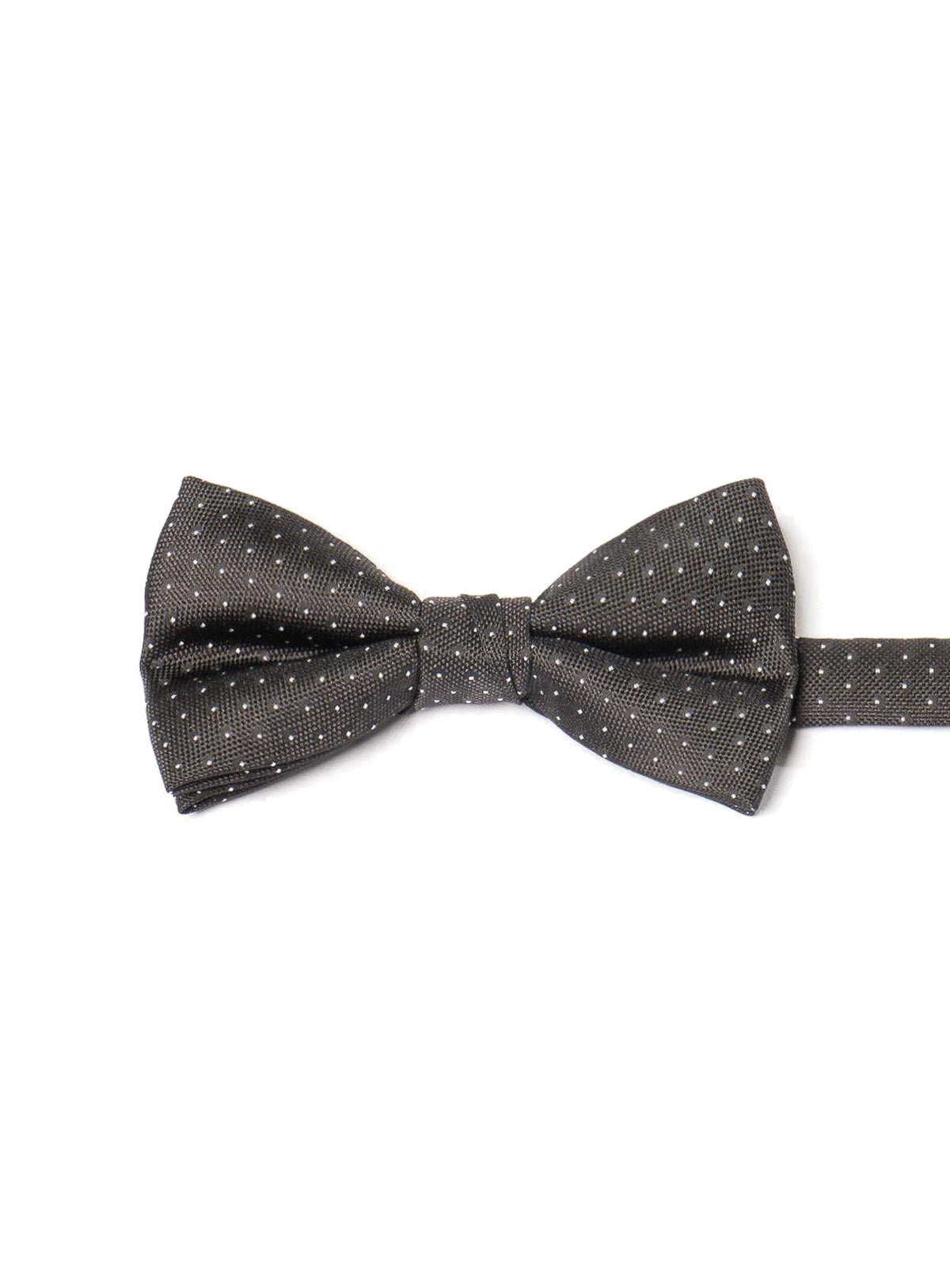Noeud papillon noir à pois
