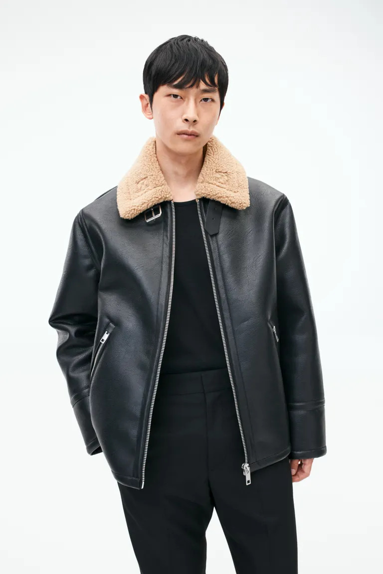 Veste Coupe Classique doublée de tissu peluche