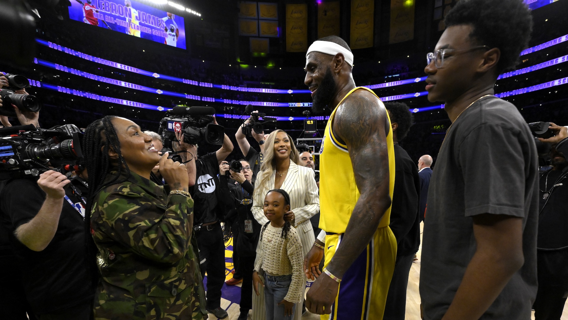 King James au sommet
