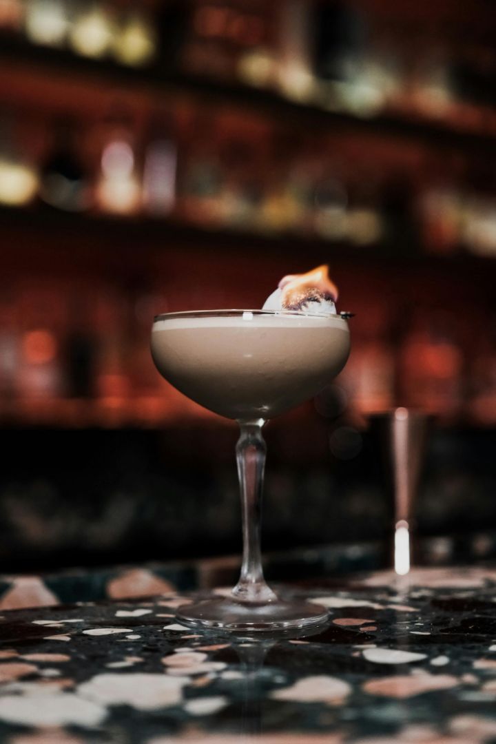 Cocktail lait de poule au rhum