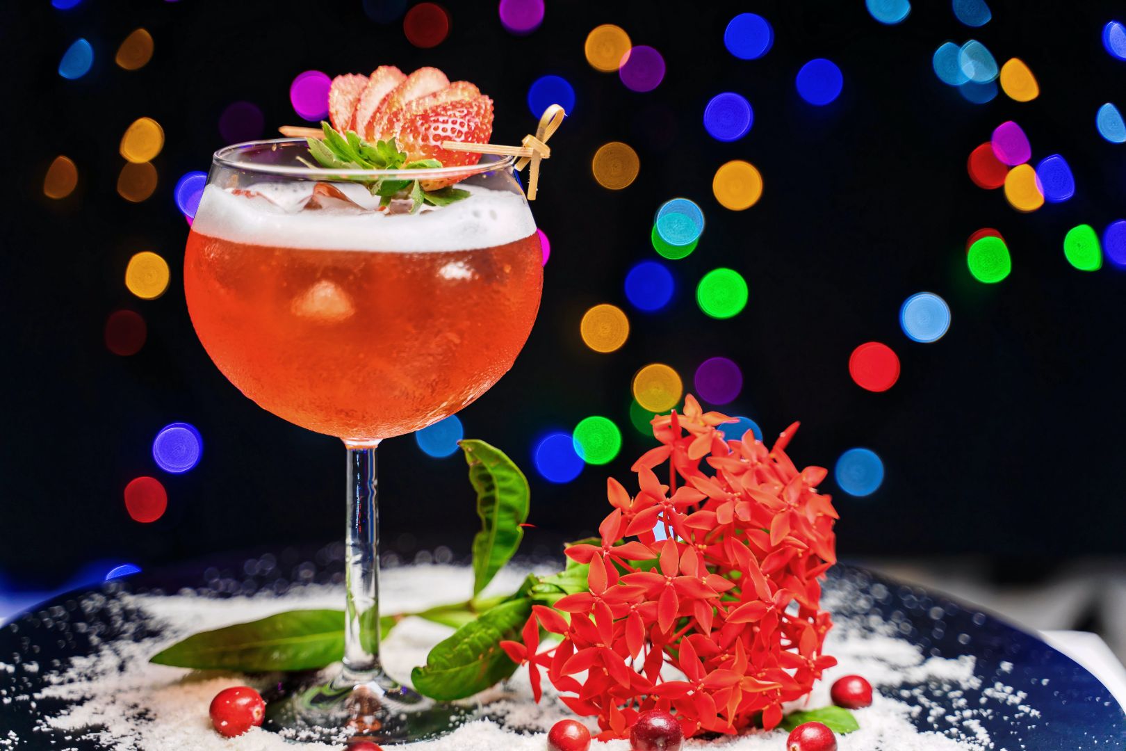 Baiser à la fraise