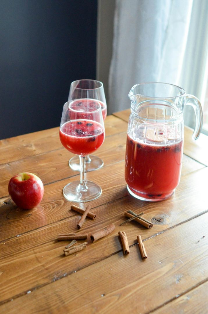 Punch aux canneberges et aux agrumes